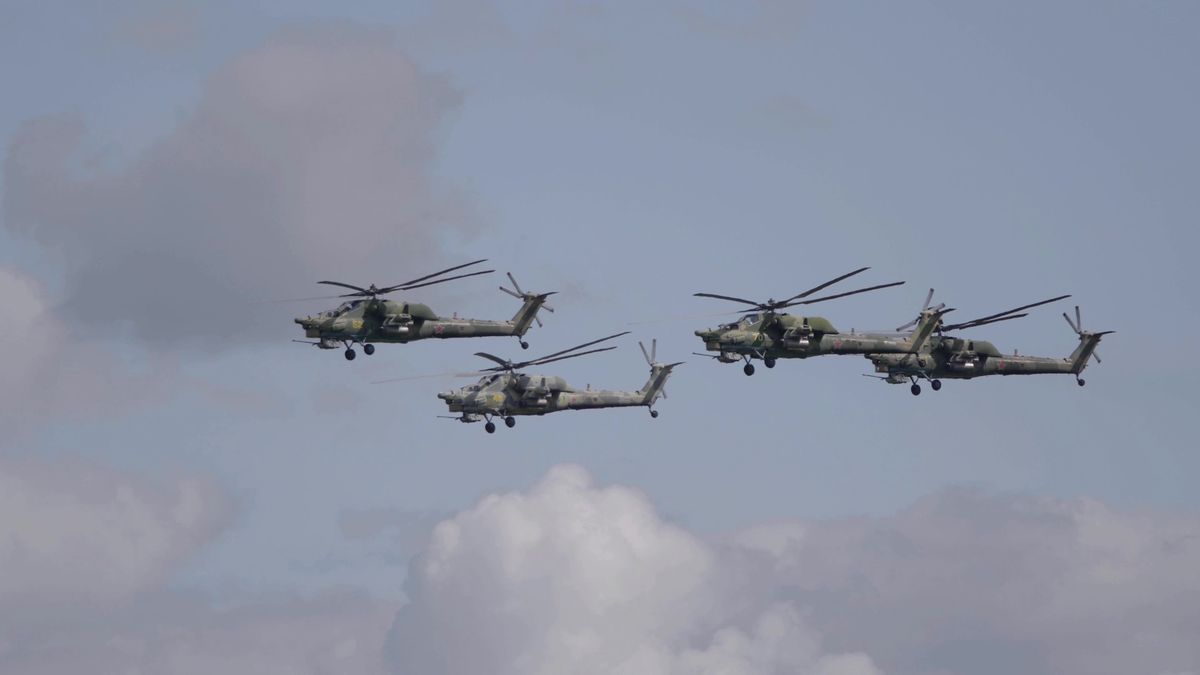 Ruská protivzdušná obrana během noci sestřelila vlastní vrtulník